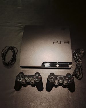 (REACONDICIONADO) PS3 SLIM HEN CHIP 160GB + 2 JOYSTICKS ORIGINALES